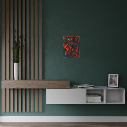 OZAY ART | Abstract Satin Poster | Conclave 2025" – Striking Wall Art for Modern Interiors | Colorful & Inspiring