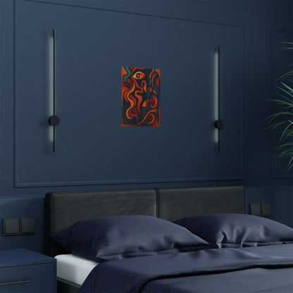 OZAY ART | Abstract Satin Poster | Conclave 2025" – Striking Wall Art for Modern Interiors | Colorful & Inspiring